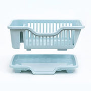Plastic Dish Drainer Drying Rack 3 in 1 Kitchen Sink Organizers Water Drain Tray
