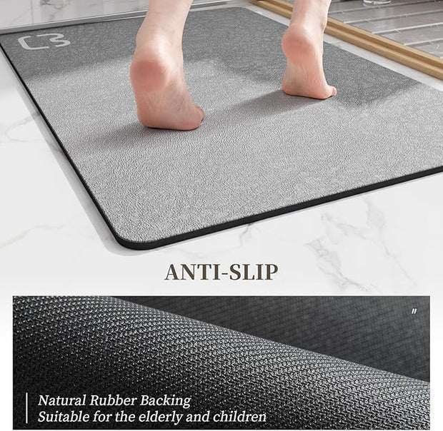2 in 1 kitchen and bathroom Lightweight & Washable Quick-Drying Mats
